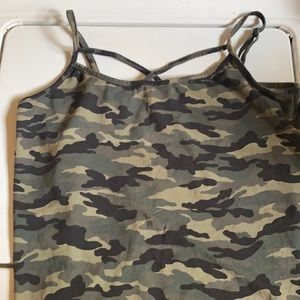 Loralette army fatigue tank